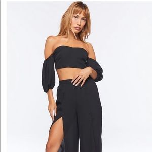 Forever 21 Crop Top & Pants set